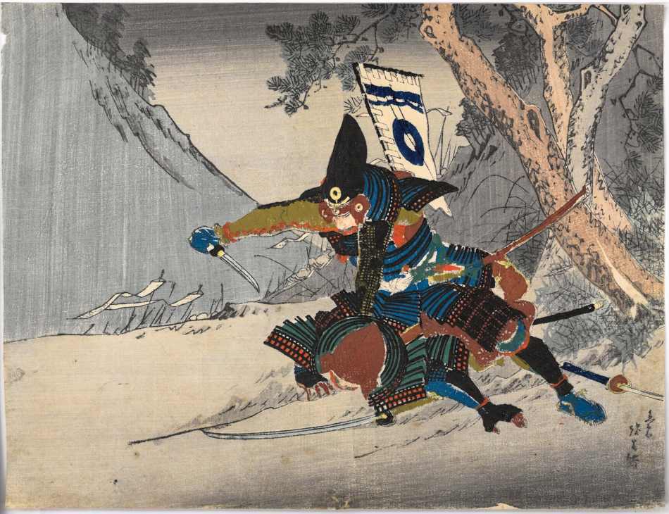 Meiji Era Kuchi-e Woodblock Print 8
