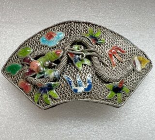 Chinese Cloissone Dragon Obidome