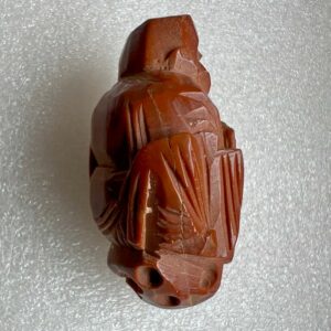 Wooden-Ojime-of-Monk