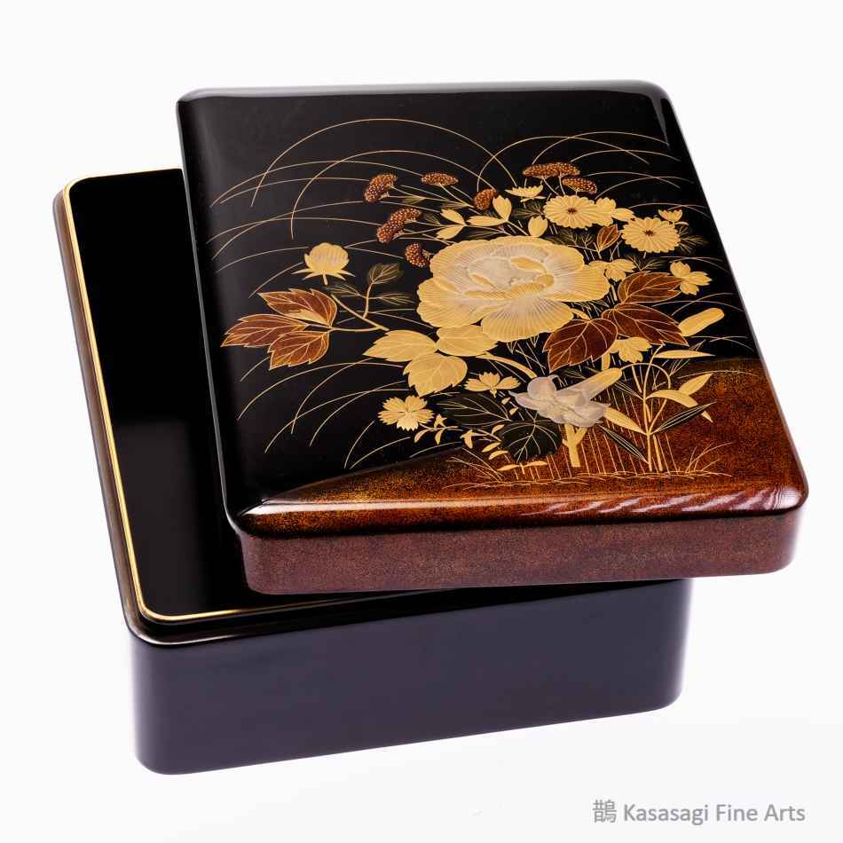 Large Lacquer Document Box By Heian Zohiko