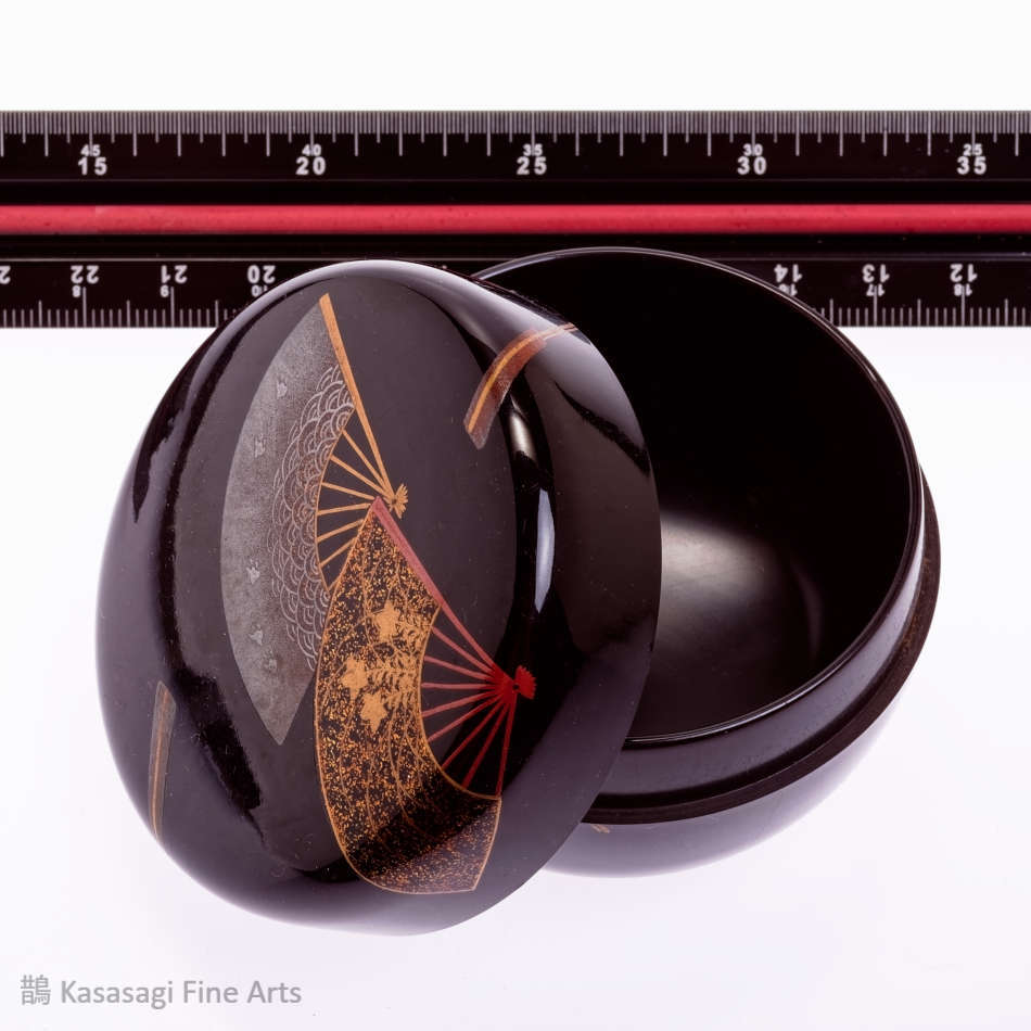 Gold And Silver Maki-e Natsume Tea Caddy
